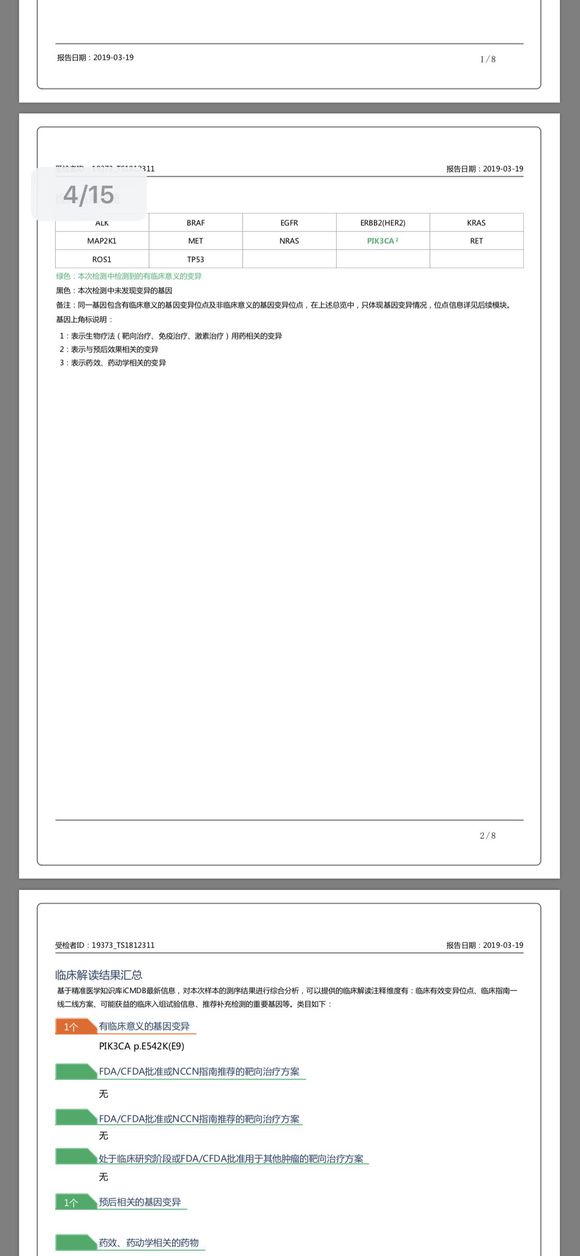 麻烦大家帮我看下报告，基因检测的人说没药可吃